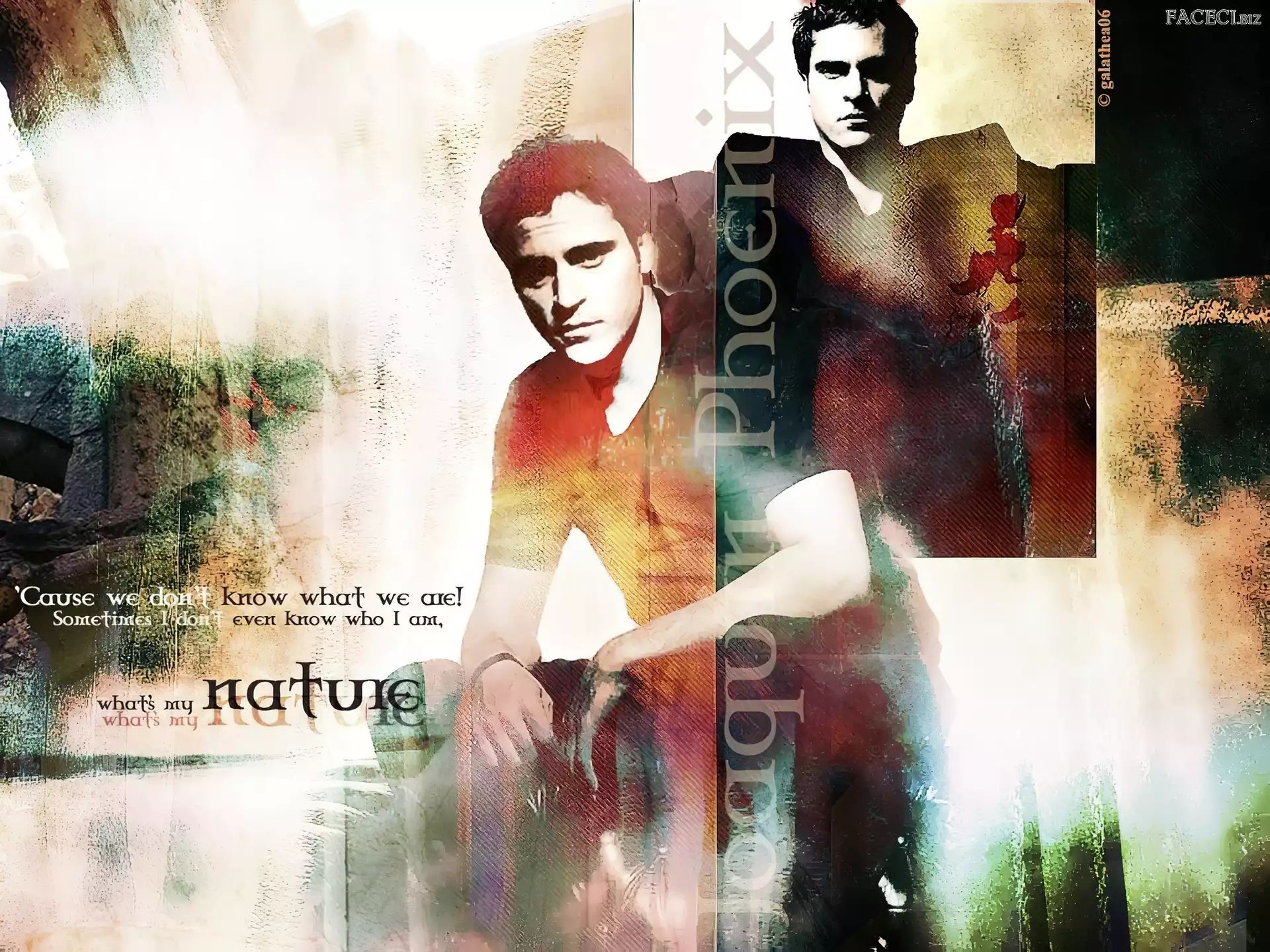 ręka, Joaquin Phoenix, twarz